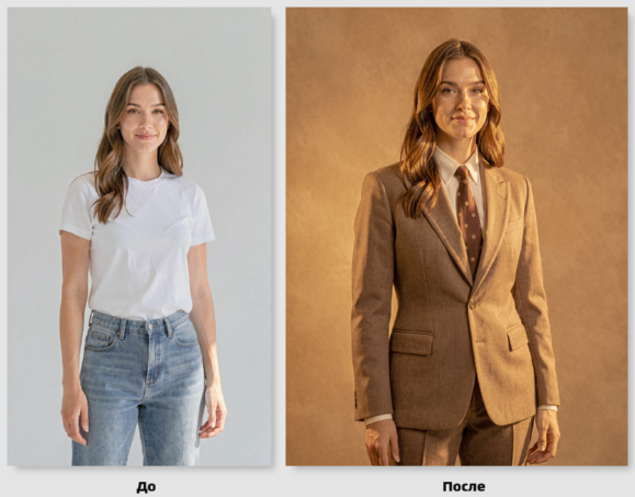 Женский портрет в костюме