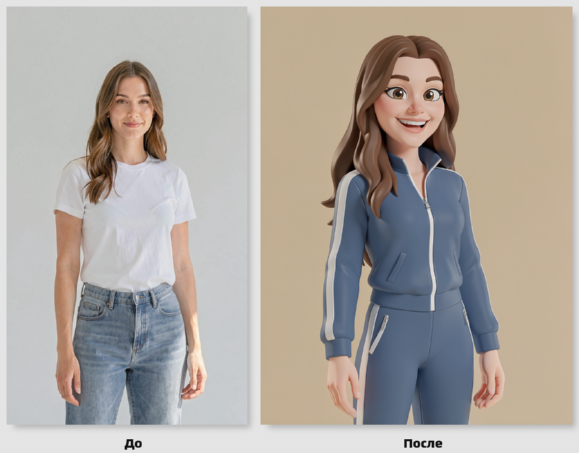 ИИ тренд модель мужчина