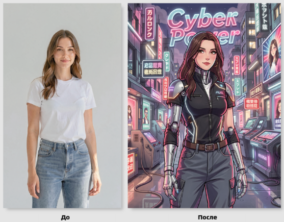 ИИ тренд модель женщина